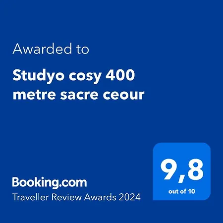 Studyo Cosy 400 Metre Sacre Ceour Paris
