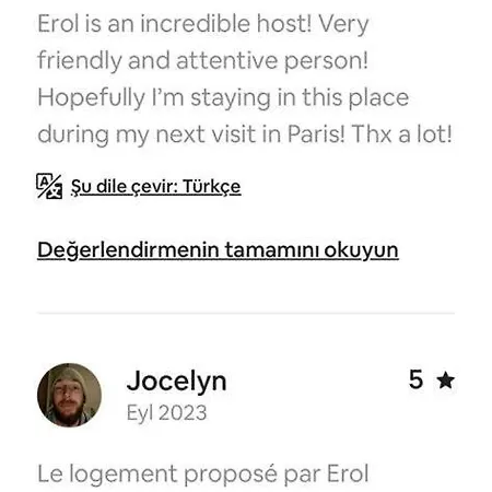 Studyo Cosy 400 Metre Sacre Ceour